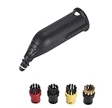 OYSTERBOY 5 Pcs Premium Quality Replacement Accessories Steam Cleaner Stubborn Stain Remove Durable Brass + Nylon Brush Nozzle Set Compatible for Karcher SC1 SC2 SC3 SC4 SC5 SC7 CTK10