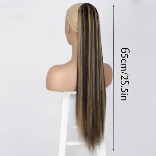 Extension capillaire synthétique bouclée pour volume immédiat queue de poney 65cm - 2