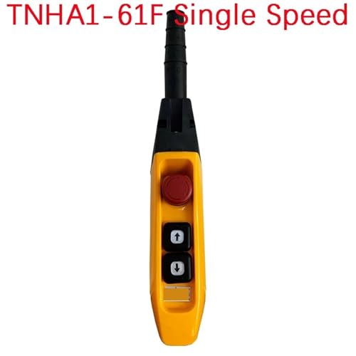 Interruptor de botón de elevación 61F TNHA1-61FS para botonera de grúa monovelocidad 2
