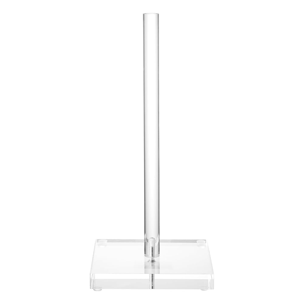 IJSDNVJNDX Transparent Acrylic Countertop Paper Towel Stand, Tabletop Roll Paper Tower Holder