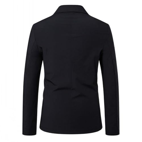 Men's Casual Long Sleeve Blazer Notched Lapel Suit Jackets Dressy Slim Fit Two Button Sports Coat with Pockets4