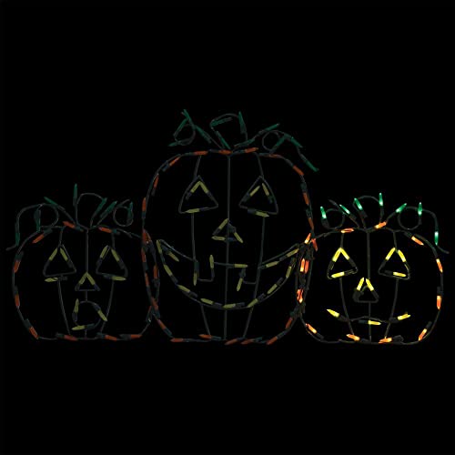 Productworks 90080_Myt Pro Line Steel Framed Animotion Pre-Lit Led Jack-O-Lanterns Halloween Yard Decoration Pumpkins With Light Speed Controller #TOP3