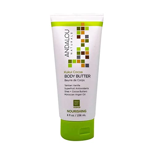 Andalou Naturals Nourishing Body Butter Kukui Cocoa - 8 Fl Oz #TOP20