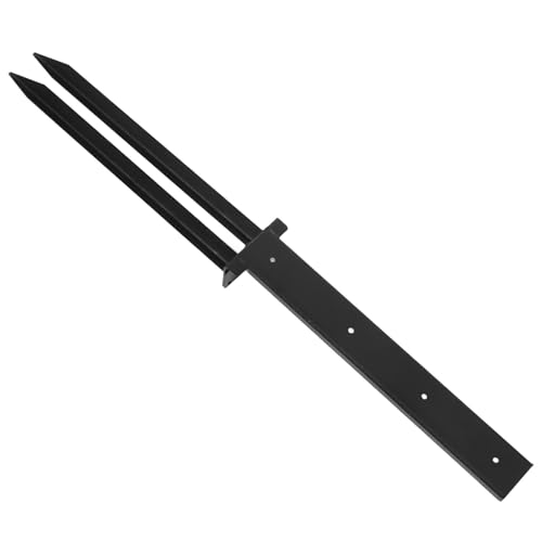 Ancre de poteaux métallique BETOOKY pour réparer un support de clôture penché