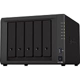 TFGAJKKKKK CustomTechSales DS1522+ 5-Bay Disk Station Bundle with 16GB RAM, 80TB (5 x 16TB) Enterprise HAT5300 Drives, Fully Assembled and Tested
