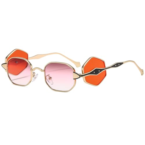 Lunettes de soleil en métal pour femme à porter en terrasse ou en escapade