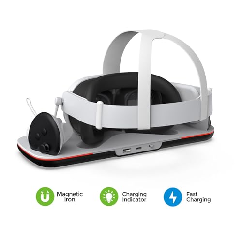Base de carga para auriculares 3S y mandos táctiles con soporte expositor 5