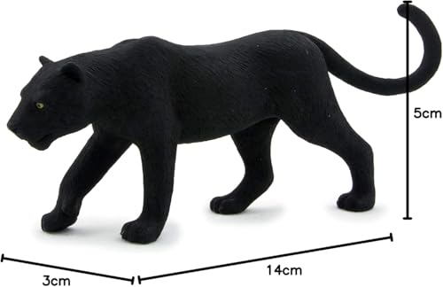 Image of Black Panther Toys for Boys, Black Panther Toy, Animal Toys for Kids Realistic Black Panther Animal Model Jungle Safari Learning and Imaginative Play