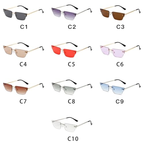 Lunettes de soleil rétro femmes verres UV400 dégradés gris clair