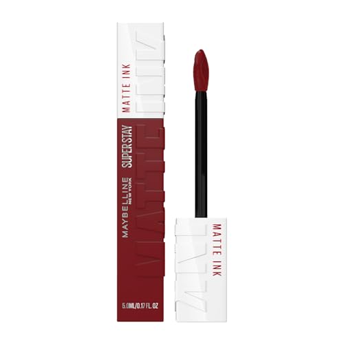 Maybelline New York SuperStay Matte Ink Liquid Lipstick - Voyager 50, Highly pigmented, Transfer Proof & Fade Proof. Maybelline New York SuperStay Mat