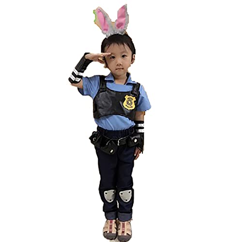 [mvivm] �W���f�B�E�z�b�v�X Judy Hopps �q���p �R�X�v���p�ߑ�+ ���{������ �L�b�Y kids �R�X�`���[�� �ϐg ���� �ϑ� Cosplay ������ �w���� �n���E�B�� �N���X�}�X �a���� �Y�N�� �w���� ����ߑ� �q���p ���ǂ��̓� 