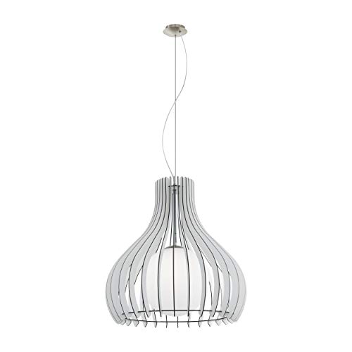 Preisvergleich Produktbild EGLO TINDORI Hängeleuchte, Stahl, 60 W, nickel-matt