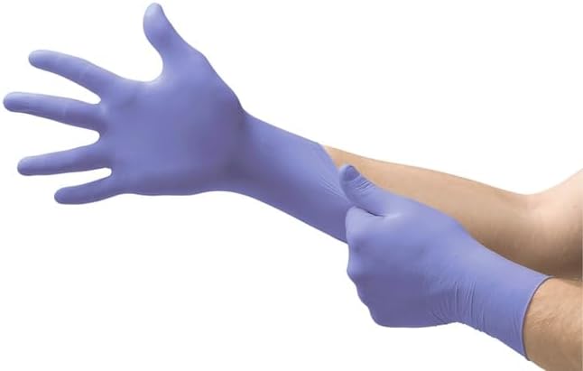Microflex Supreno Se Powder-Free Nitrile Examination Gloves, Blue, Medium (Mfx-Su690M)