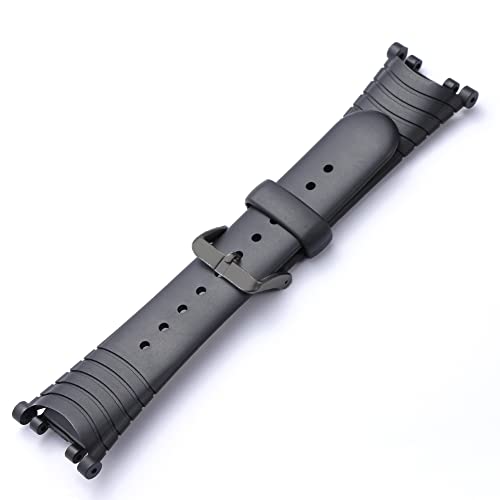 WRISTARMOR Rubber Replacement Strap Compatible with SUUNTO Vector Over-The-Sleeve Men's Outdoor Sports Waterproof Smart Wristband Resin Watchband