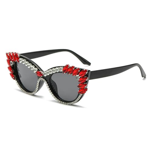 Lunettes de soleil rétro avec teintes colorées roses et noires