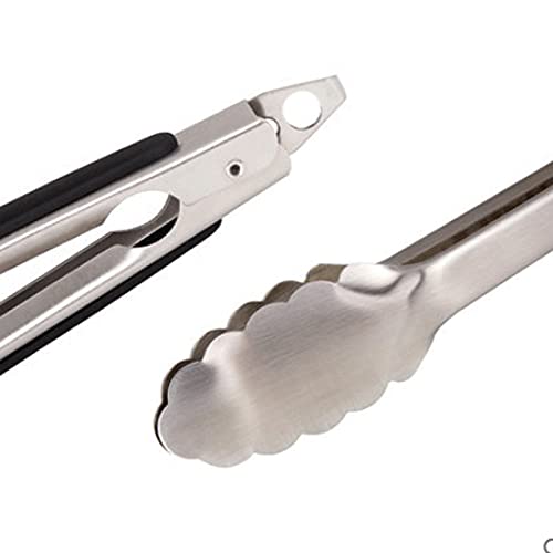 Kochzange Küchenzange mit rutschfestem Griff zum Braten, Kochen, Grillen von Brot, Größe: 32 * 4 cm, flexibel einsetzbar