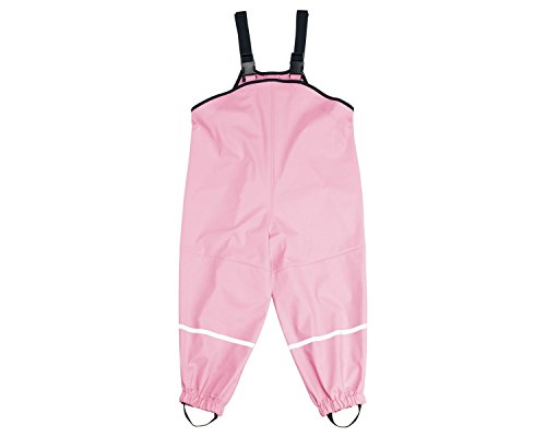 Pantalon de pluie Playshoes rose avec bretelles ajustables taille 92