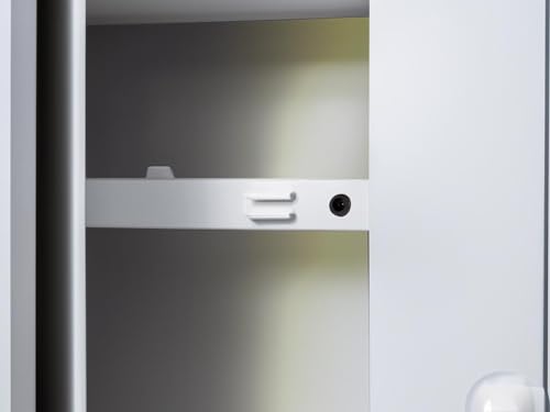 Interruptor con sensor de puerta empotrado para iluminar el interior de los muebles 4