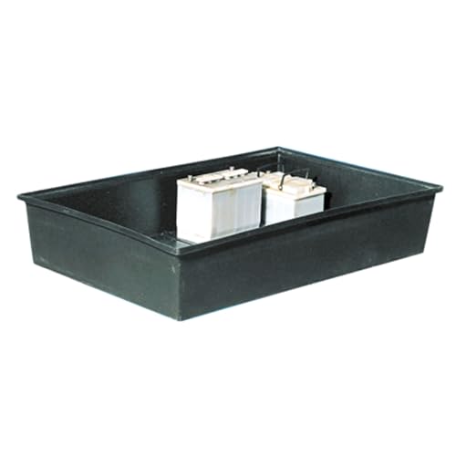 Kreuwel 6130087 Auffangwanne, 120 x 80 x 25 cm, Schwarz