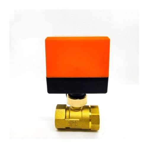 Électrovanne à bille en laiton 2 voies AC220V DC24V climatisation chauffage - 4