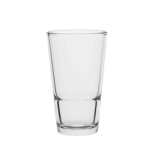 Commercial Highball Drinking Glasses, Barware Glass Tumbler, 12.6 oz., Set of 8, Transparente, 372,6 ml (72071-8pk)
