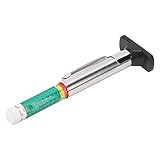Fdit Misuratore di profondità del Battistrada dei Pneumatici, Strumento di Misurazione Digitale 0-25 Mm con Tasca in Acciaio Inossidabile e Indicatore di Usura (Bicolore)