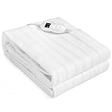 Giantex Twin Size Heated Mattress Pad, Electric Heat Pad w/ 8 Heat Settings & 10H Timer, Overheat...