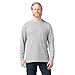 Dickies Men's Long Sleeve Heavyweight Crew Neck, Heather Gray, 2X-Large
