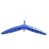 Flux d'air amélioré : conçu avec de grandes aérations sur les épaules, ce cintre favorise la circulation de l'air, permettant à votre combinaison de s'égoutter et de sécher rapidement par rapport aux cintres standard.