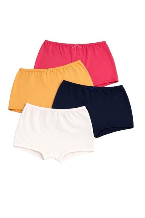 WESTONWINGS Women's Boyshorts Panties Cotton Boxer Briefs | Seamless Underwear Shorts with Cotton Crotch | Innerwear Soft Boyshorts Panties for Ladies - Pack of 4-picture-39