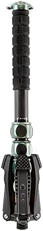 3 Legged Thing Alan 2.0 Kit Carbon Fibre Monopod - Travel-Friendly Camera Monopod for Professional Photographers and Videographers - Metallic Slate Grey (ALANKIT2.0)