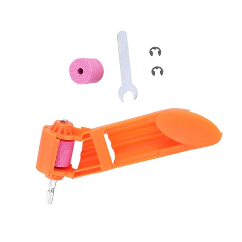 Frcolor ポータブル電動ドリルビット研削機 多目的直柄ツイストドリル対応 耐久性グラインディングホイール搭載 軽量携帯型用研磨シャープ