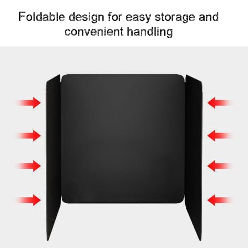 Protector contra Salpicaduras plegable de 2 lados para grasa de cocina 4