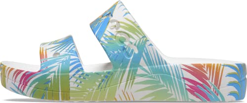 Crocs Women Baya Platform Tropical Printed Amazon Sandal White/Multi W10 208740-94S (B0B8TQJ5S9) Amazon Price History, Amazon Price Tracker