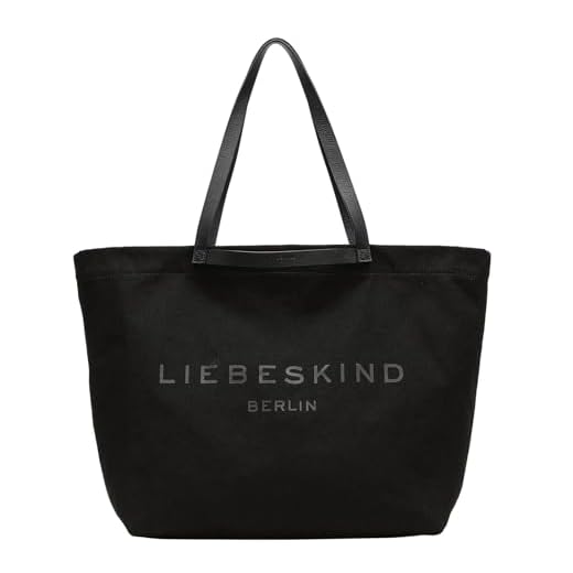 Flongo Aromatherapie Anhänger Halskette Damen Kette, Edelstahl Ätherische Öle Diffusor Medaillon Aroma Locket Duftstofflocket mit 10 Filz-Pads Silber Weihnachtsbaum Davidshirsch Schneeflocken 9 Liebeskind Berlin Aurora Shopper, Large (HxBxT 38cm x 55.5cm x 19cm), black