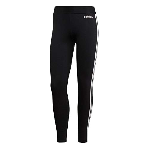 Adidas Women's Essentials 3-Stripes Tight, Black/White, L