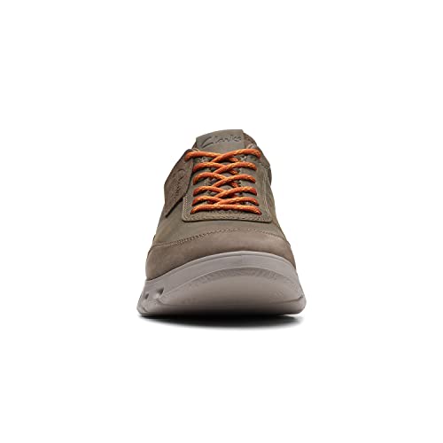 Image of Clarks Mens 26166010-black Comb Sneaker