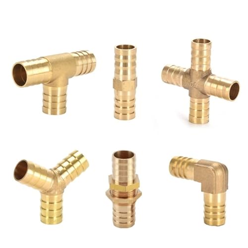Conector pagoda de cobre for aire y agua en Y, unión de latón macizo anticorrosión 3