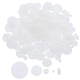 MOLUCKFU 向け多用途プラスチック歯車パック 手作り立用ギア 修理 製作に適した約入り カラー カラー