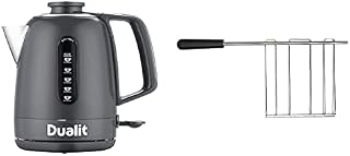 Dualit 72313 Domus Kettle, 3000 W, 1.5 liters, Grey & Sandwich Cage for Classic Toasters 499