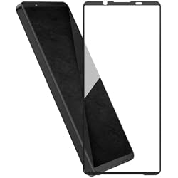 Hy+ Xperia 1 VIII Glass Film, SO-51G, SOG17, A601SO XQ-GE44, W Hardening Construction, 3 Times Strength of Regular Glass, Full Protection, 9H Hardness, Made in Japan, Shatterproof, Fingerprint