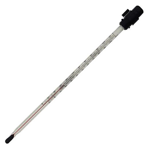 Thermomètre de fabrication de bougie - Outil idéal pour les fabricants de bougies pour faire fondre cire de soja et paraffine - 200 mm en verre, facile à lire