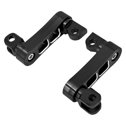 Kit repose-pieds passager pour moto Harley avec support pince réglable