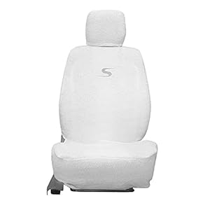 Kingsway Towel Fabric Car Seat Cover for Hyundai Verna, Model Year : 2017 – 2019, Material: 100% Cotton, Color : White…