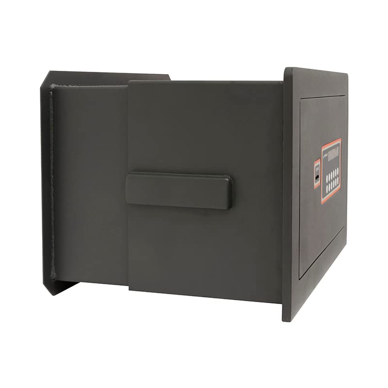 ARREGUI Plus C 181040 Caja fuerte de empotrar a pared con cerradura certificada de llave y codigo | Caja de doble Seguridad para casa y hogar | Fundo extensible | 27 x 38,5 x 20/30 cm | 11 a 19 L
