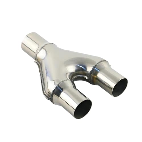 Embouts d'échappement universels YP-2020 en acier inoxydable double pour tube de voiture