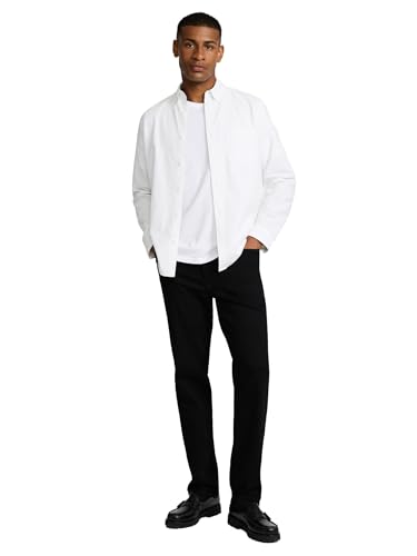 EXPRESS Men’s Slim-Straight Hyper Stretch Jeans – Flex Denim, Mid Rise, Comfort Stretch & Recovery