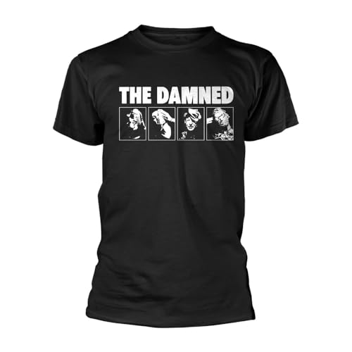 The Damned Headshots T-shirt Plastichead idéal pour vos concerts et festivals rock