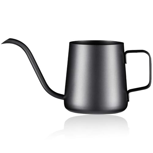 Pour Over Kettle Gooseneck Spout Coffee Tea Pot 12OZ Hanging Ear Hand Blunt Long Narrow Drip Cup for Coffee Maker Carafe