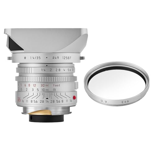 LIGHT LENS LAB M 35mm f/1.4 A.A.+ UV�����Y�t�B���^�[�Z�b�g M�}�E���g �P�œ_�����Y MF �t���T�C�Y �݊��i ���C�JM�p �I�[���h�����Y�� ASPH ���������Y ��A.A. �}�j���A���t�H�[�J�X �����v�A�� �X�i�b�v�B